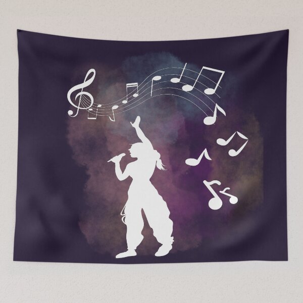 Item preview, Music notes fall - Rapper designed and sold by LiskoDesign.