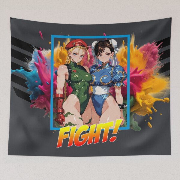 Item preview, STREET FIGHTERS - FIGHT! - GIRLS WOMEN ARCADE GAME designed and sold by CuPensky.