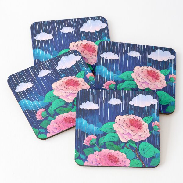 Item preview, Serenity of Rainfall Over Blooming Flowers 8 designed and sold by Tom-Johnson.