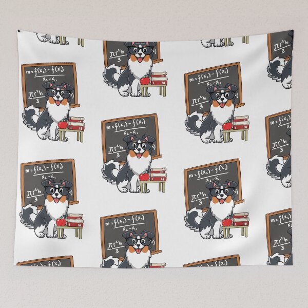 Item preview, Funny Collie dog is teaching designed and sold by Pet Station.