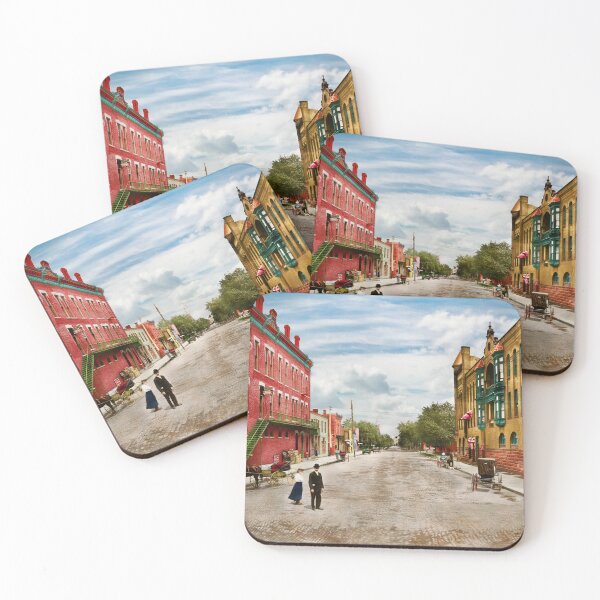 Item preview, City - Ft Dodge IA - Central Ave 1907 - CENTER 2 of 3 designed and sold by Mike Savad Photography.