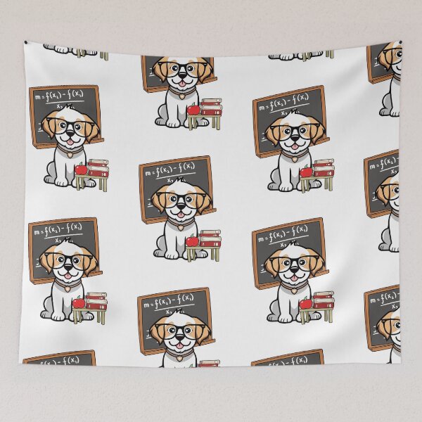 Item preview, Funny Happy dog is teaching designed and sold by Pet Station.