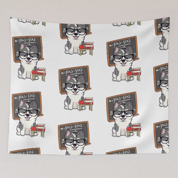 Item preview, Funny Husky dog is teaching designed and sold by Pet Station.