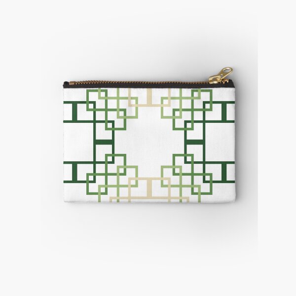 Item preview, Geometric Shapes in Green Tile Pattern designed and sold by HanaiPrint.