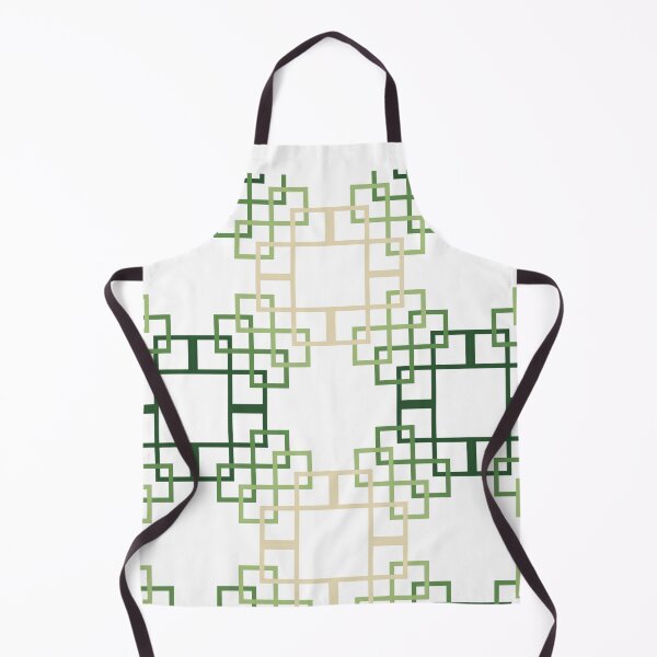 Item preview, Geometric Shapes in Green Tile Pattern designed and sold by HanaiPrint.