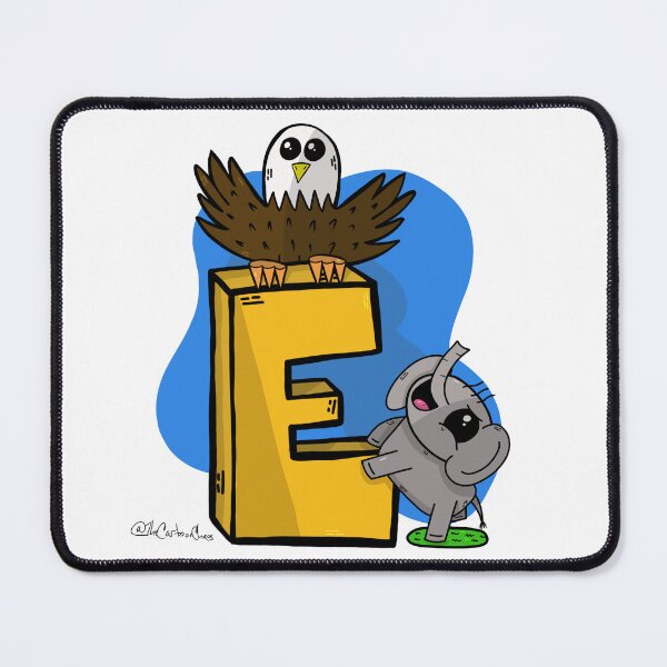 Item preview, Letter E designed and sold by TheCartoonChaos.