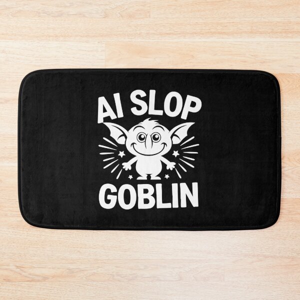 Item preview, Ironic AI Slop Goblin Meme Cartoon Design Anti Generative Art designed and sold by w1ckerman.