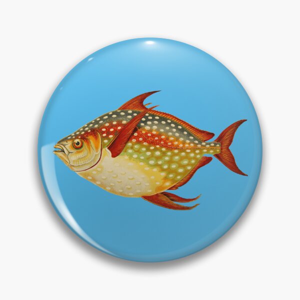 Item preview, Redfin Ocean Pan Fish Art designed and sold by IrisAndIvy.