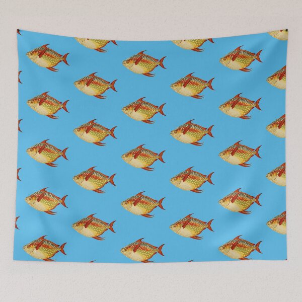 Item preview, Redfin Ocean Pan Fish Art designed and sold by IrisAndIvy.