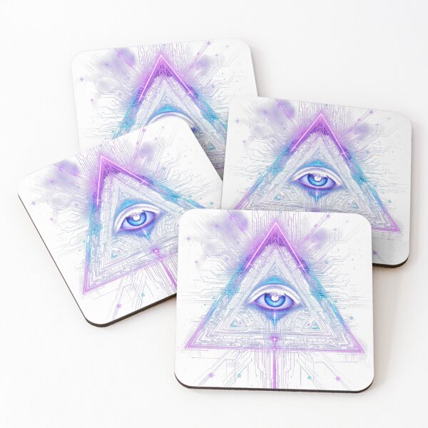 Item preview, “EYE OF THE SYSTEM //001” designed and sold by GL1TCH-WEAR.