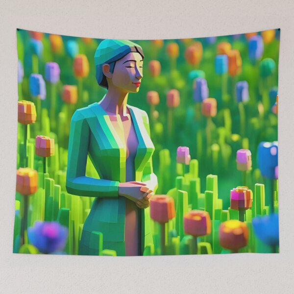 Item preview, Serenity of Rainfall Over Blooming Flowers 12 designed and sold by Tom-Johnson.