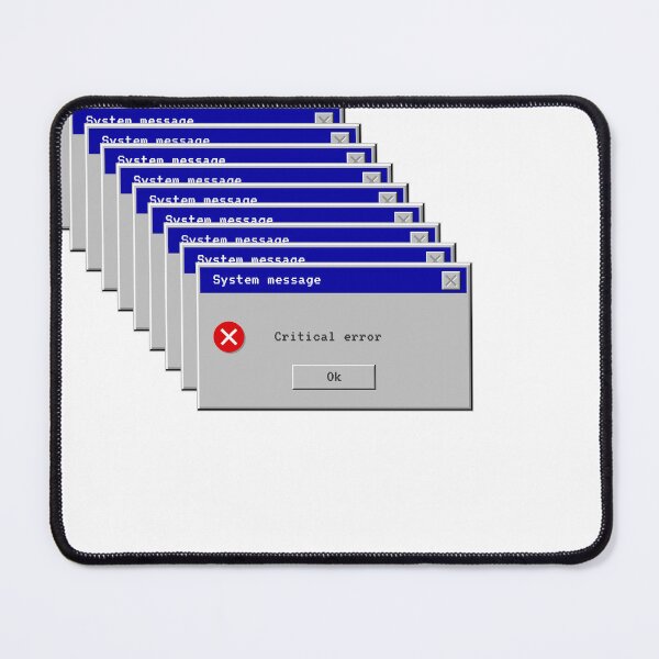 Item preview, Critical Error – Too Many Feelings designed and sold by Estampidez.