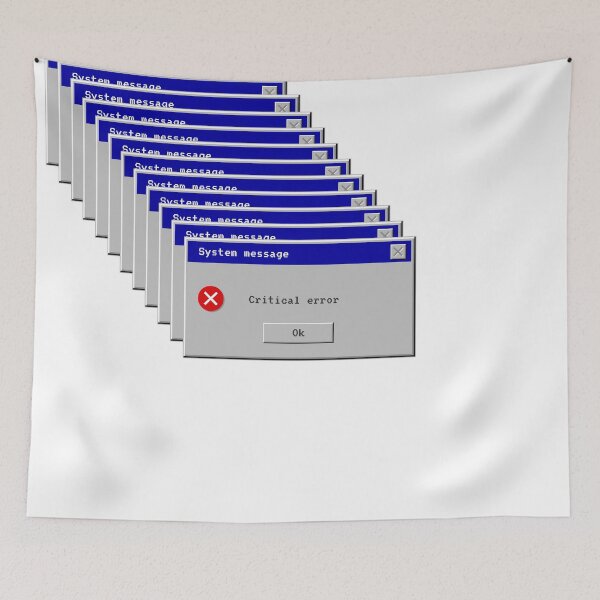 Item preview, Critical Error – Too Many Feelings designed and sold by Estampidez.