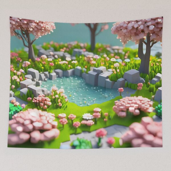 Item preview, Serenity of Rainfall Over Blooming Flowers 13 designed and sold by Tom-Johnson.