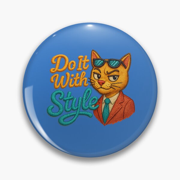 Item preview, Funny cat saying: “Do It With Style” designed and sold by Girih.