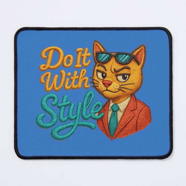 Item preview, Funny cat saying: “Do It With Style” designed and sold by Girih.