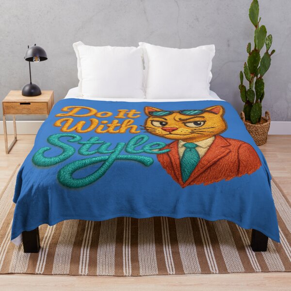 Item preview, Funny cat saying: “Do It With Style” designed and sold by Girih.