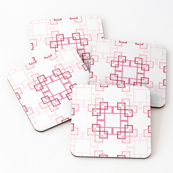 Item preview, Geometric Shapes in Pink Tile Pattern designed and sold by HanaiPrint.