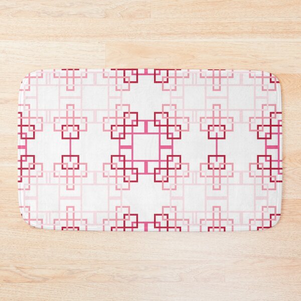 Item preview, Geometric Shapes in Pink Tile Pattern designed and sold by HanaiPrint.