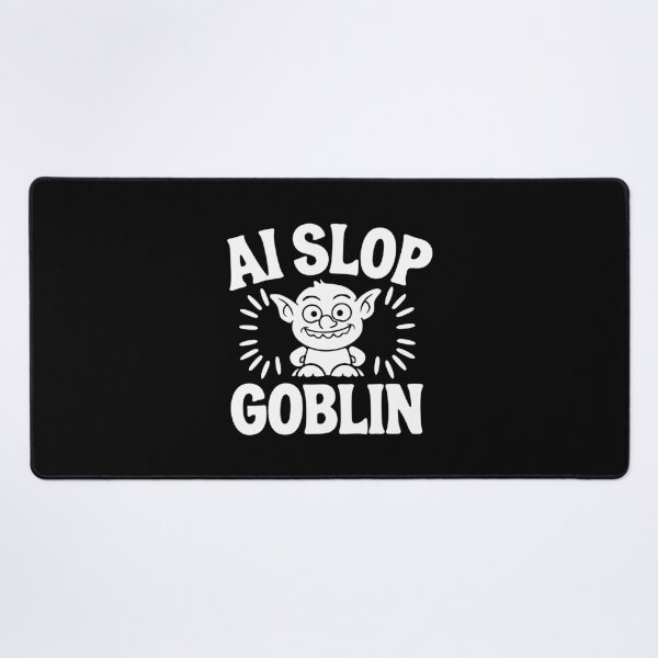 Item preview, Ironic AI Slop Goblin Meme Cartoon Design Anti Generative Art designed and sold by w1ckerman.
