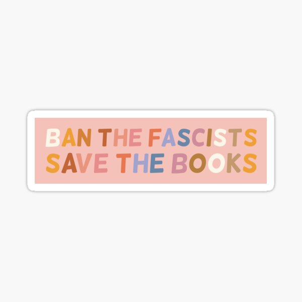 Artikel-Vorschau von Ban The Fascists Save The Books Pro Library Antifaschistischer Bumper, designt und verkauft von Lucki Shop.