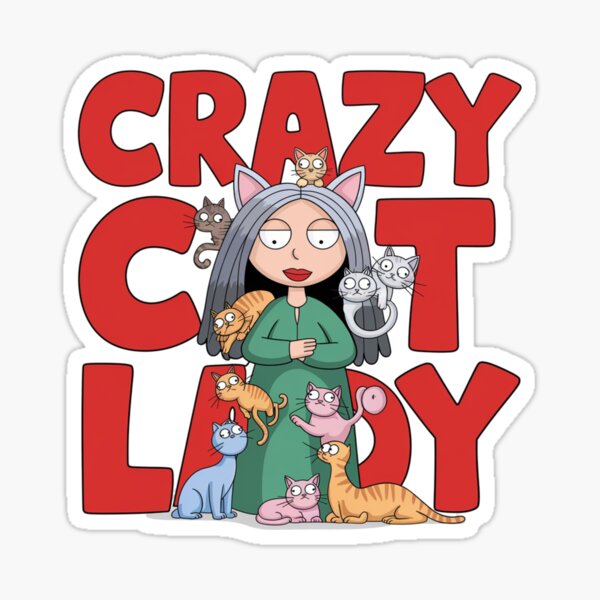 Item preview, Certified Crazy Cat Lady, Herding Cats Since Forever, funnyfits70, Humor, Funny, retro, vintages, funny quotes, animal humor, designed and sold by FunnyFits70.