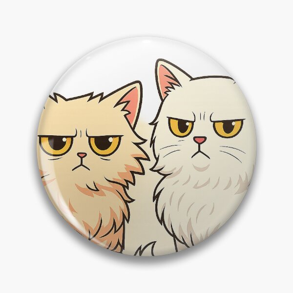 Item preview, Double Trouble – “Nope. Not Today.” Grumpy Anime Cats designed and sold by nyancatize404.