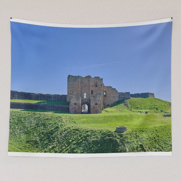 Item preview, Tynemouth Castle under a Clear Blue Sky designed and sold by Violaman.