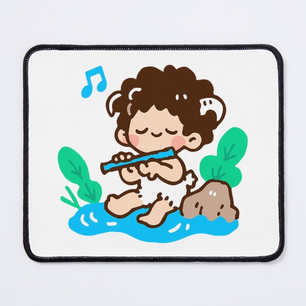 Item preview, A little boy in a sheep costume playing an instrument designed and sold by Elinotes.