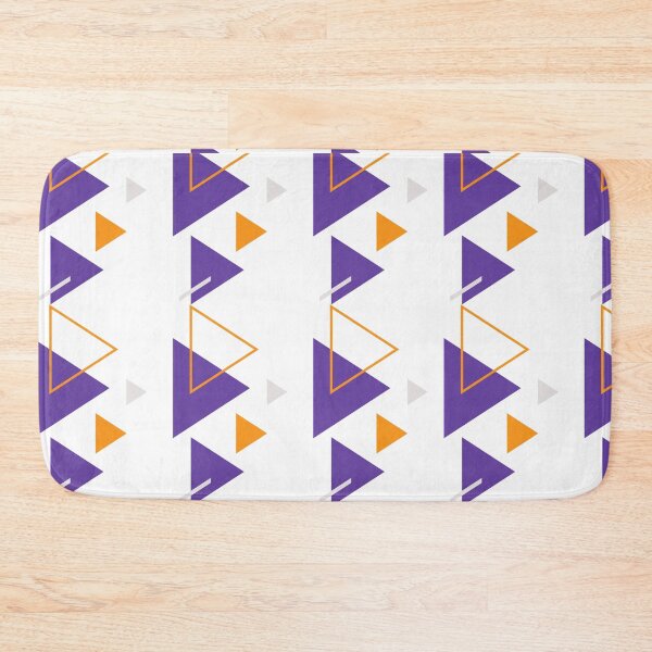 Item preview, Geometric Shapes in Violet and Orange designed and sold by HanaiPrint.