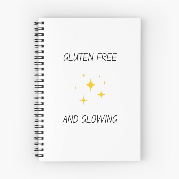 Item preview, Gluten Free and Glowing with Sparkles Graphic – Radiant Coeliac Lifestyle Design designed and sold by My Gluten Free Life UK.