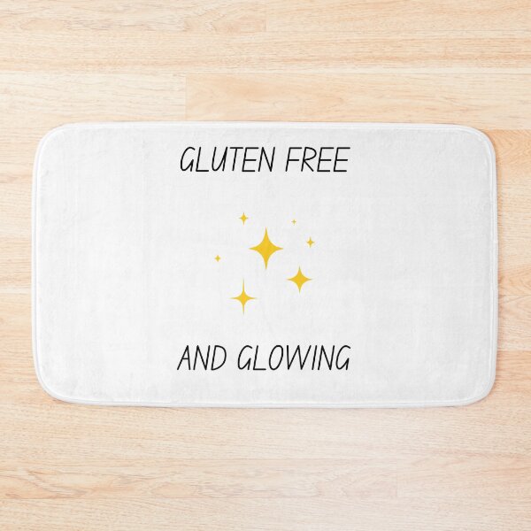 Item preview, Gluten Free and Glowing with Sparkles Graphic – Radiant Coeliac Lifestyle Design designed and sold by My Gluten Free Life UK.