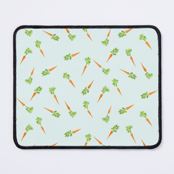 Item preview, Scattered Orange Carrots on Light Blue Hand Painted Watercolor designed and sold by GenAumonier.