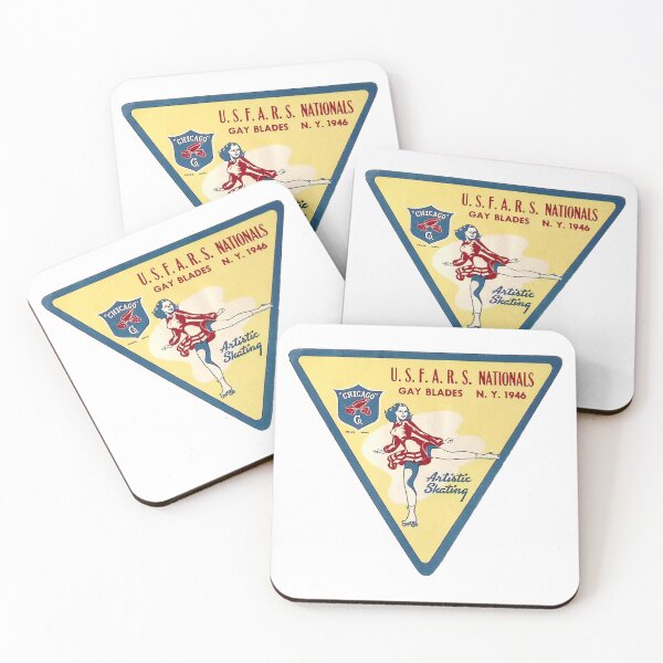 Item preview, Gay Blades New York City New York Roller Skating Rink Sticker Decal Label Design 4 designed and sold by tislord.