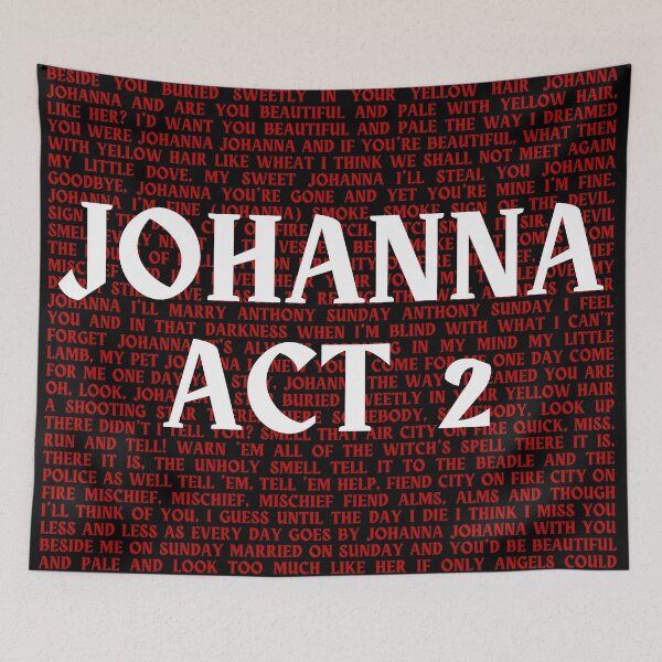Item preview, Sweeney Todd lyrics designed and sold by broadwaygirl142.