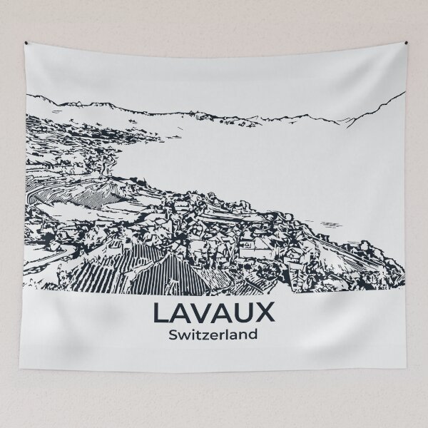 Item preview, Lavaux - Switzerland designed and sold by Lakeric Cityscapes.
