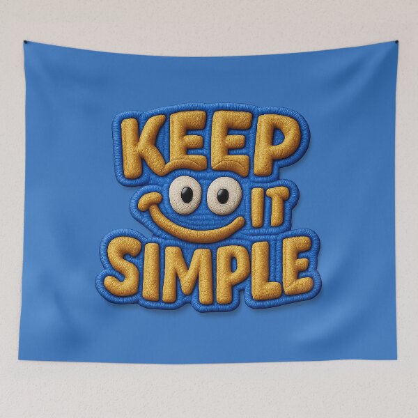 Item preview, Simplicity brings joy: “KEEP IT SIMPLE” designed and sold by Girih.