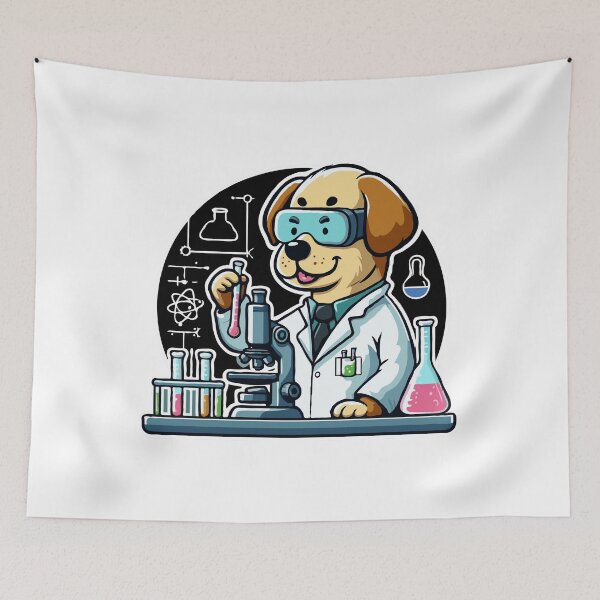 Item preview, Lab Dog | Dog Scientist designed and sold by McThingummy.