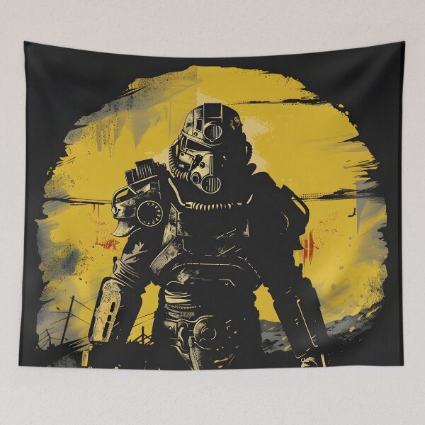 Item preview, Wasteland Warrior Silhouette – Post-Apocalyptic Sci-Fi Design designed and sold by Art Happens.