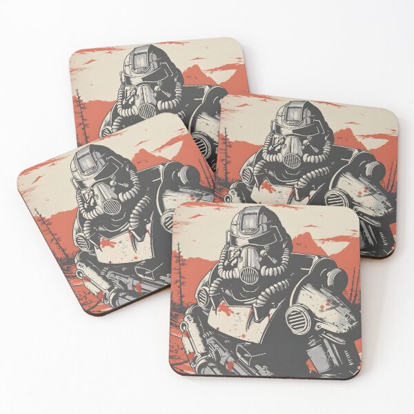 Item preview, Wasteland Warrior Silhouette – Post-Apocalyptic Sci-Fi Design T60 Armor designed and sold by Art Happens.
