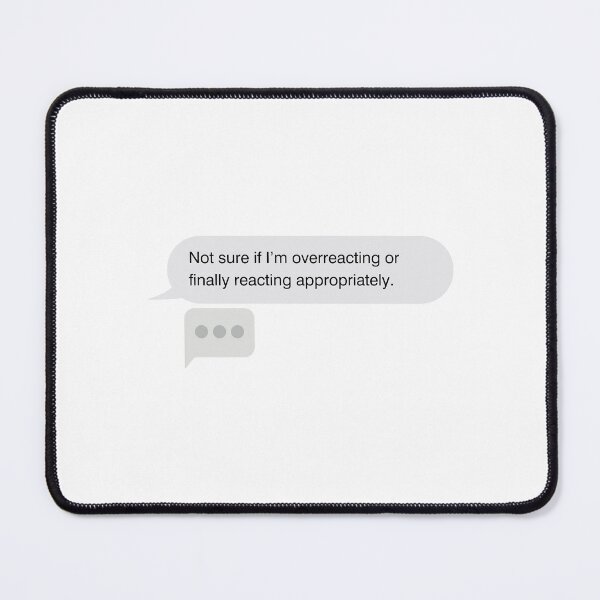 Item preview, iPhone text bubble message style - Overthinking and Anxiety designed and sold by mimiscreativity.
