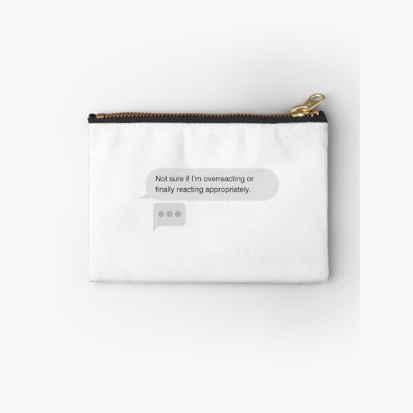 Item preview, iPhone text bubble message style - Overthinking and Anxiety designed and sold by mimiscreativity.