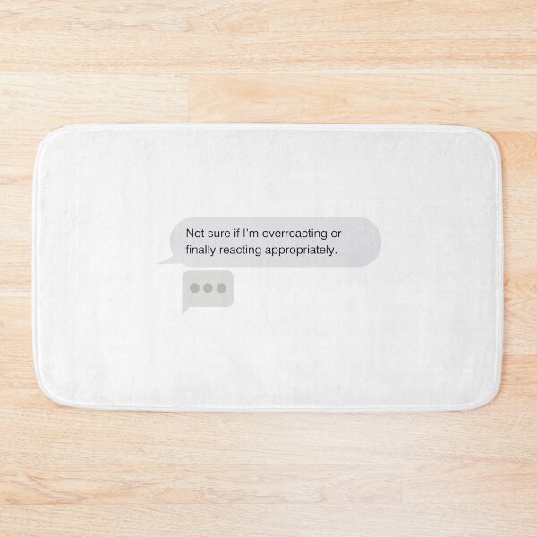 Item preview, iPhone text bubble message style - Overthinking and Anxiety designed and sold by mimiscreativity.