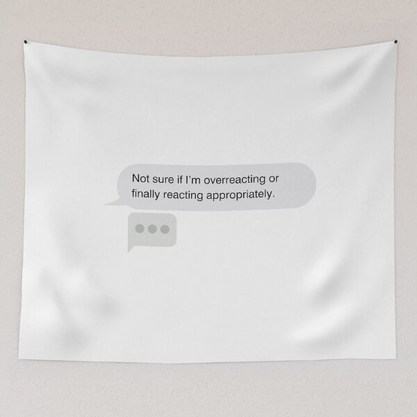 Item preview, iPhone text bubble message style - Overthinking and Anxiety designed and sold by mimiscreativity.