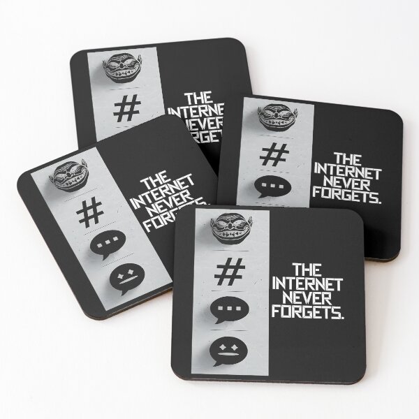 Item preview, The Internet Never Forgets Digital Warning designed and sold by Taans-Creation.