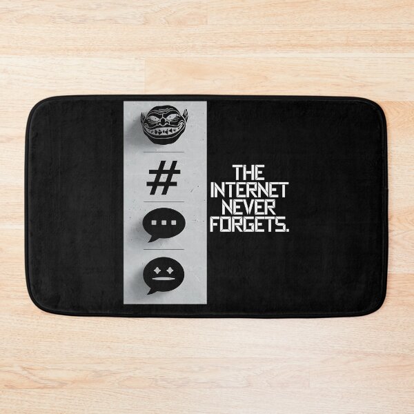 Item preview, The Internet Never Forgets Digital Warning designed and sold by Taans-Creation.