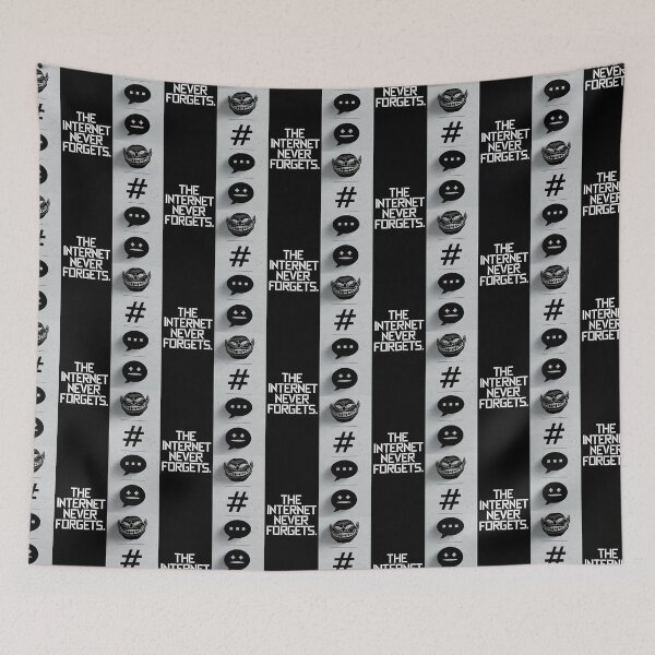 Item preview, The Internet Never Forgets Digital Warning designed and sold by Taans-Creation.
