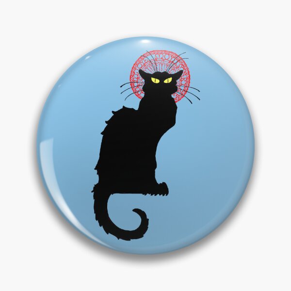 Item preview, 1896 Le Chat Noir Cafe Black Cat Poster Theophile Steinlein designed and sold by Pixelchicken.
