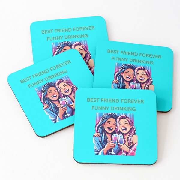 Item preview, Best Friend Forever Funny Drinking designed and sold by TrendsLook.