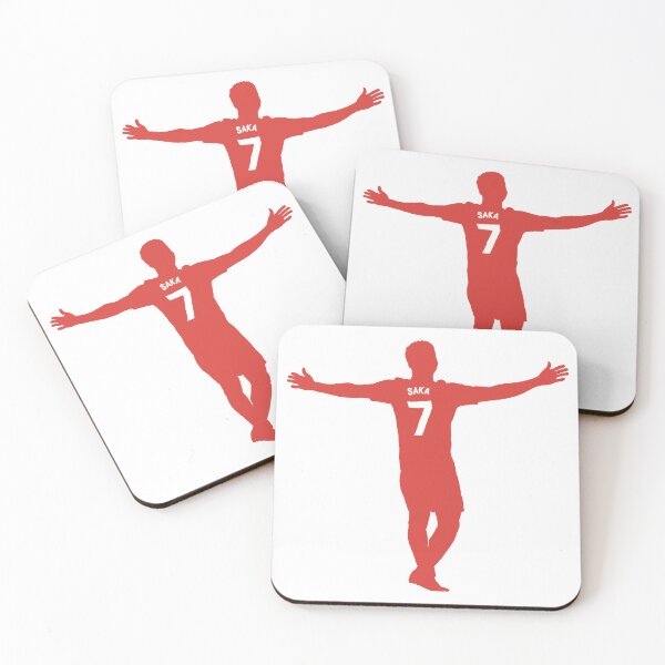 Item preview, Bukayo Saka Silhouette Illustration  designed and sold by samanthagarrett.